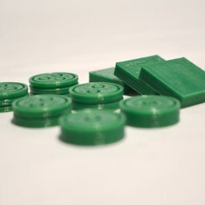 3D Printed Game Pieces designed to match Settlers of Catan Cities and Knights (Multiple Colors)
