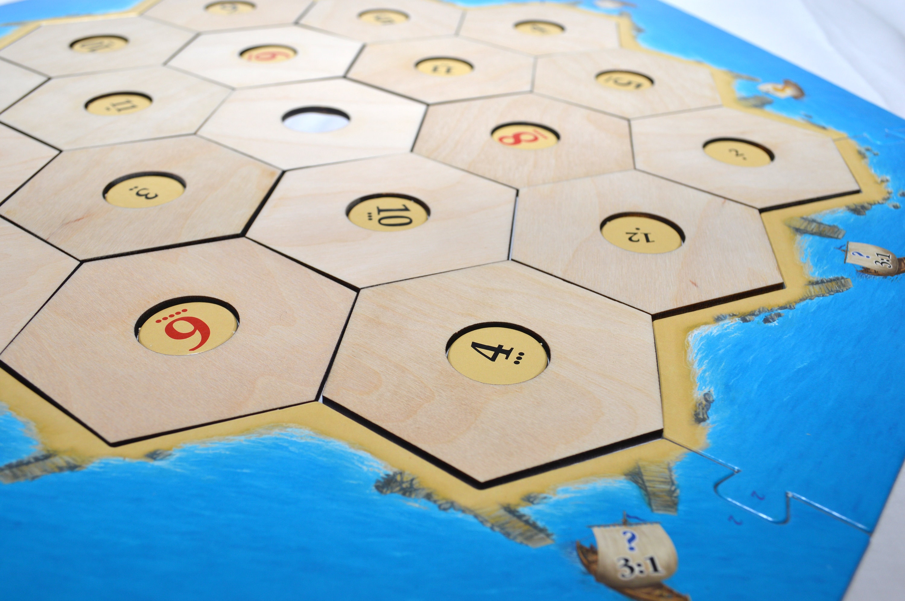Wood Hexes for Settlers of Catan Unfinished Board Game | Etsy