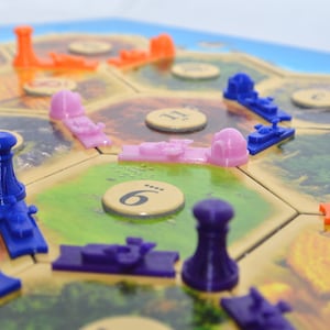 Star Wars&#39; Tatooine themed Settlers of Catan 3D Printed Upgrade Pieces
