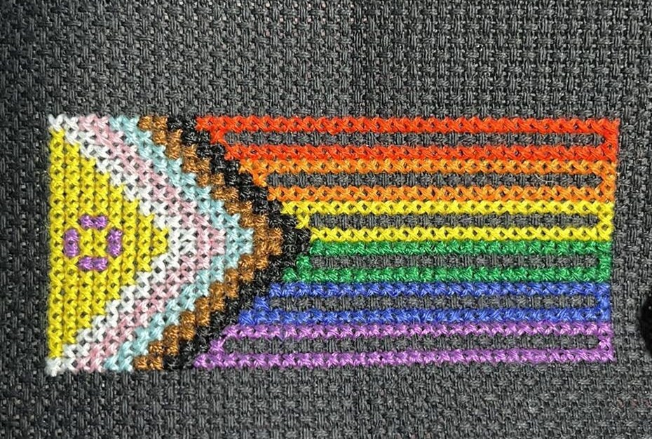 Progressive Flag Pattern Progressive Pride Flag Cross-stitch Pattern - Etsy