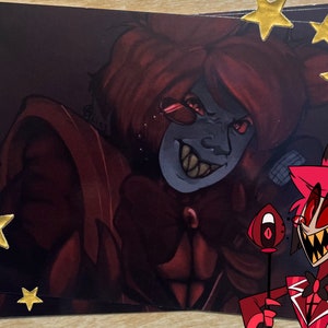 The radio demon print/hazbin hotel