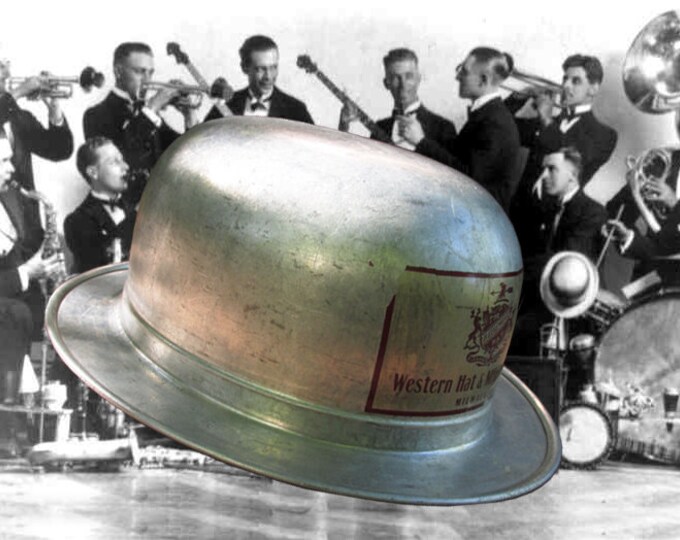 1920's Jazz Band Derby Mute Western Hat Co. Milwaukee Etsy