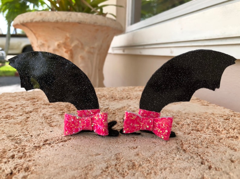 Vampirina Hair Clips Vampirina Inspired Hair Clips Set Bat Etsy