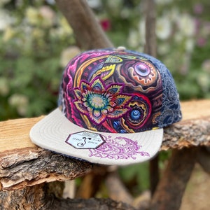 Flower Power Hat - Morgan Mandala, Randal Roberts, and Grassroots snapback adjustable cap