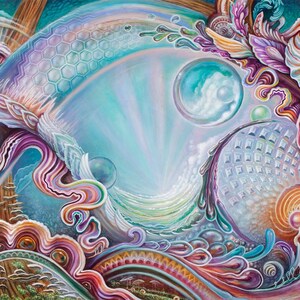 Heart of the Forest - Stampa artistica 11 x 17 pollici - Electric Forest 2018 Collaborazione con Randal Roberts, Sweet Melis, Krystleyez e Morgan Mandala