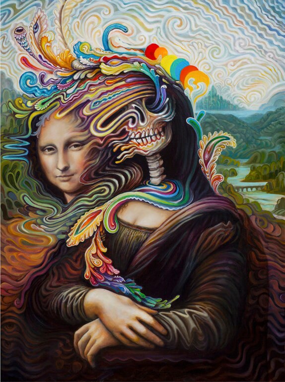 Melty Lisa - 12x16 Inch Art Print by Morgan Mandala, Randal