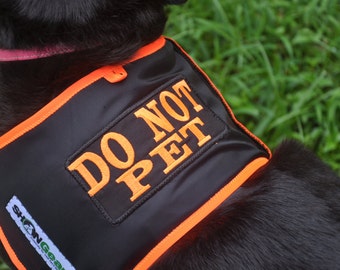 Dog Vest  DO NOT PET Alert Vest