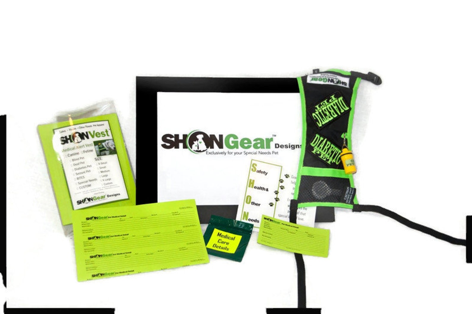 Diabetic Dog Safety Vest and Kit High Visibility Alert Vest Etsy