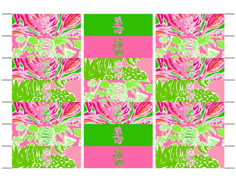 Set of 120 Palm Beach HERSHEY/'S Nuggets Wraps Custom Printed and Cut
