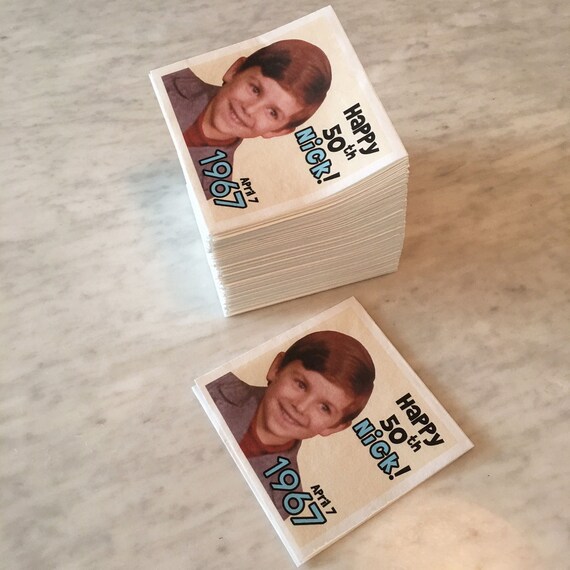 Photo Personalized Paper Napkins Set of 100 Etsy