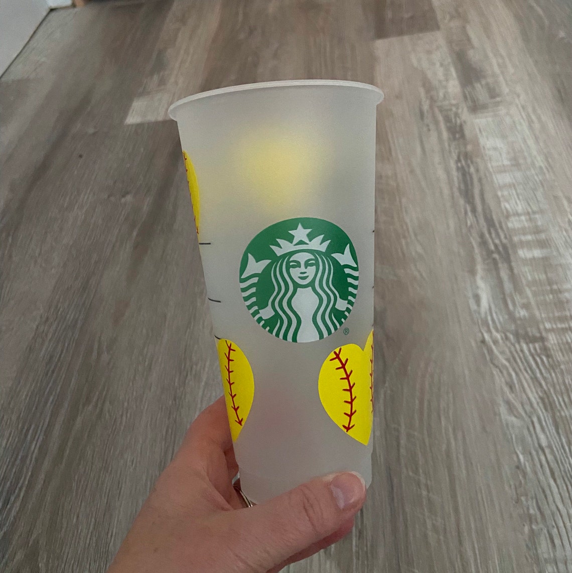 Softball Starbucks cup custom Starbucks cup cold cup Etsy