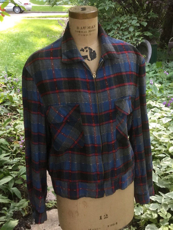 1940's Gabardine Jacket Old Hollywood Style
