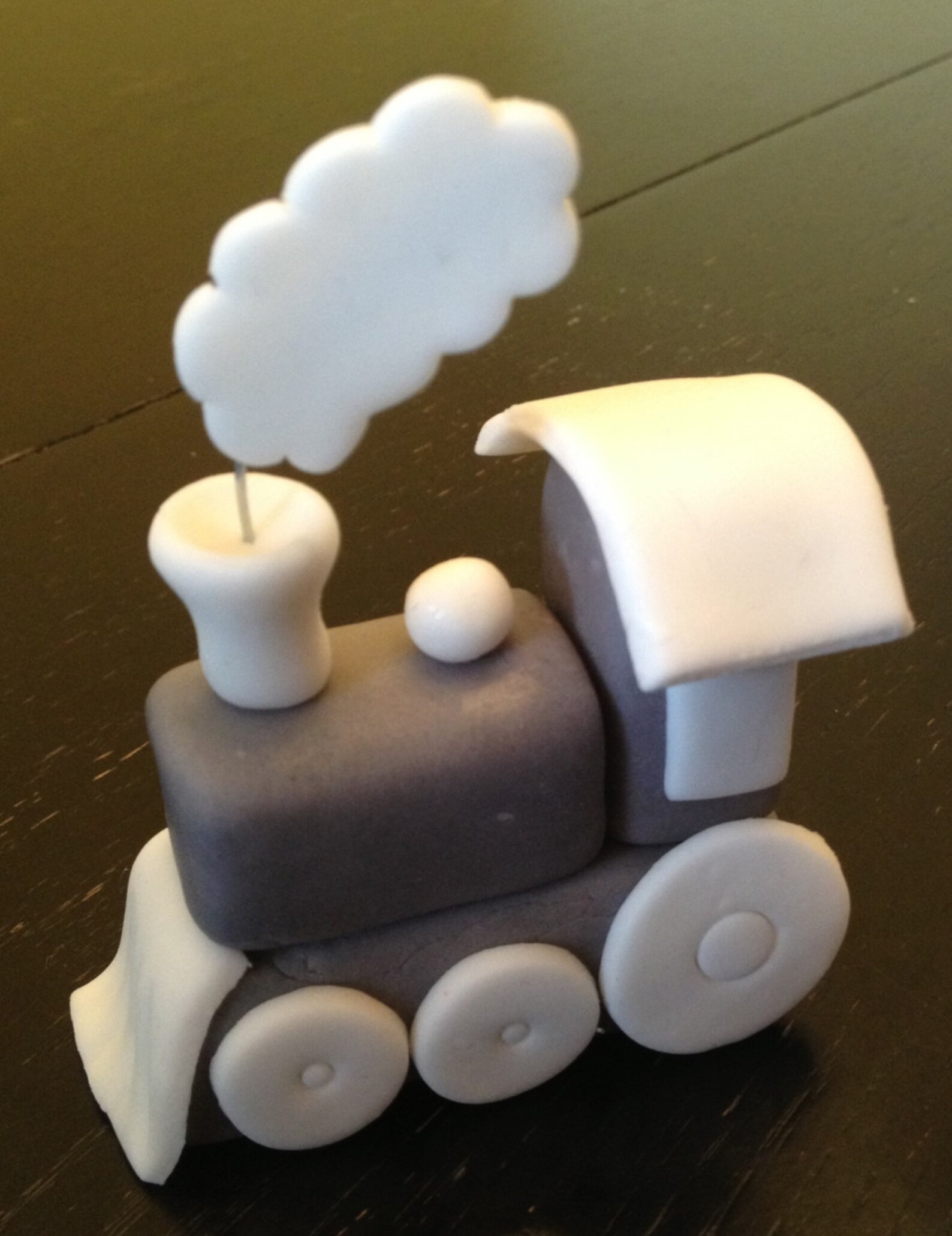 Fondant Train Topper with Mini Train Cupcake Toppers Etsy