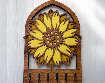 Sonnenblume Schlüsselanhänger