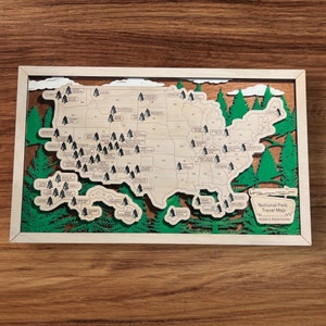 National Park Travel Map