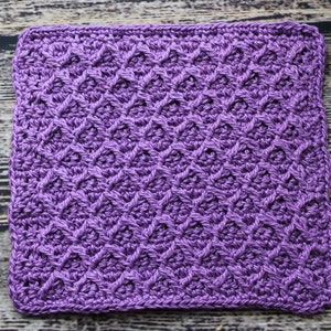 Crochet Washcloth Set/Baby Washcloth Purple/Hostess Gift/Stocking Stuffer/Gift for Her/Gift for Mom/Crochet Dishcloth Set/Handmade Washcloth image 6