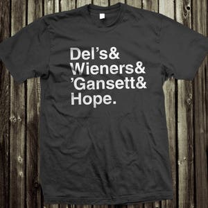 Rhode Island Helvetica List Shirt