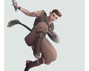 Orym - Critical Role print - Available in A4, A5 or A6