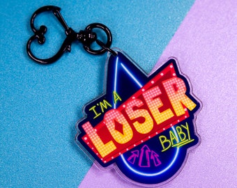 Llavero acrílico de doble cara de Hazbin Hotel - Bebé perdedor