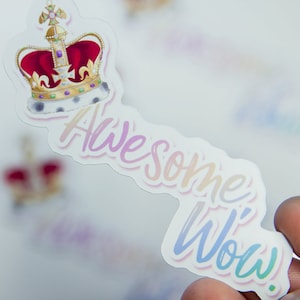 Awesome, wow. Hamilton Sticker