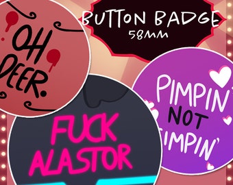 Hellaverse - Tazas - Insignias de botón jumbo de 58 mm