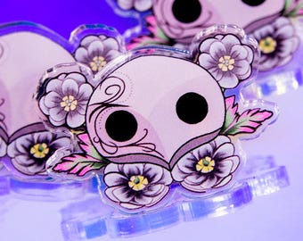 ffXIV - Venat Mask Acrylic Pin