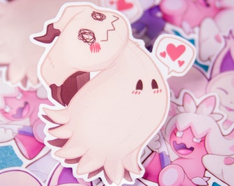 Pegatina de Mimikyu: vinilo impermeable