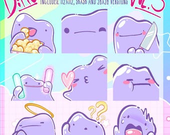 Ditto Emote Pack Vol. 3