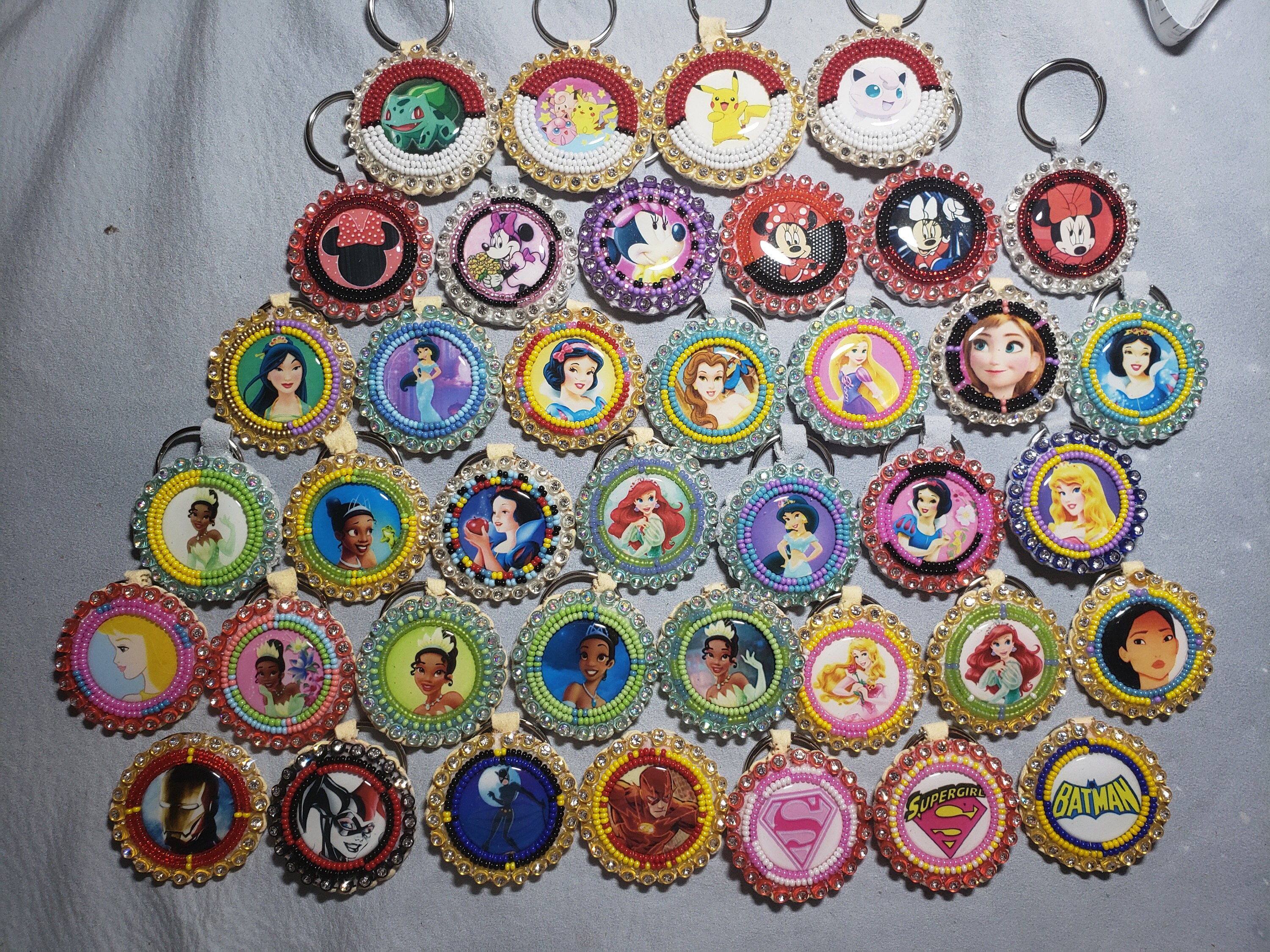Native American Beaded Key Chain Disney Princesses Pokemon Etsy Native American Beaded Key Chain Disney Princesses Pokemon Etsy
