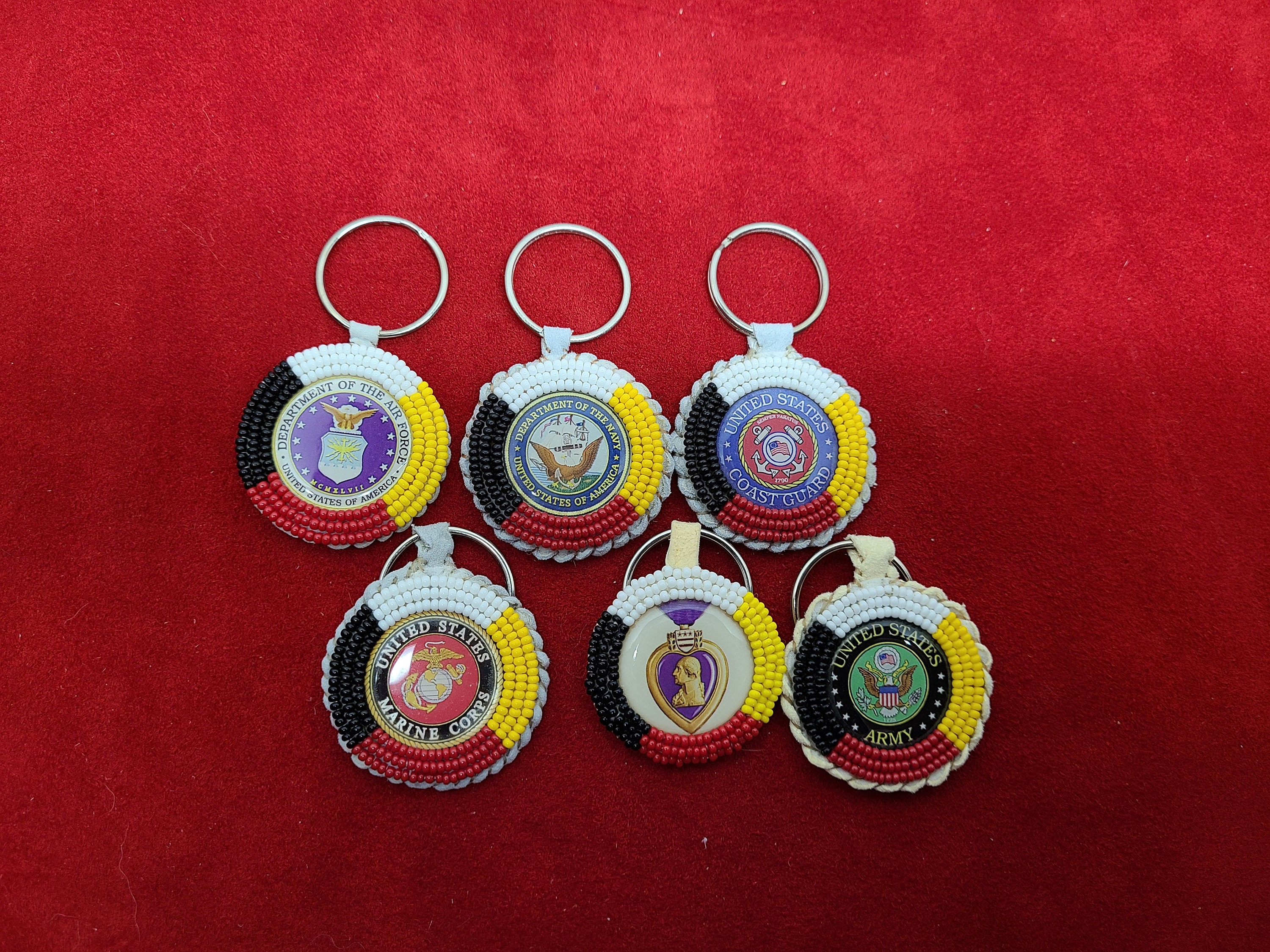 thumbnail image 2 of Natve Amercan Keychan, Ndan Style Wrstlet , Gfts For Her, Gfts 2 of 14