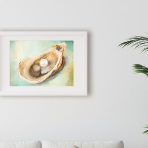 Oyster with a Pearl Painting Art Print
