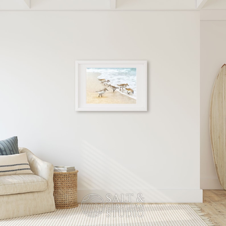 Sandpiper Watercolor Art Print image 1