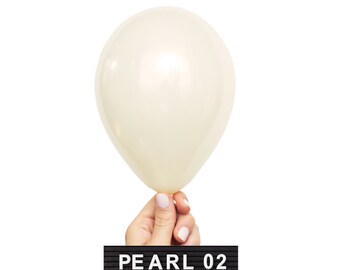 beige latex balloons etsy