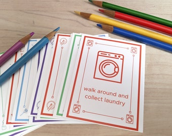 Daily Chore Cards For Kids - PRINTABLE