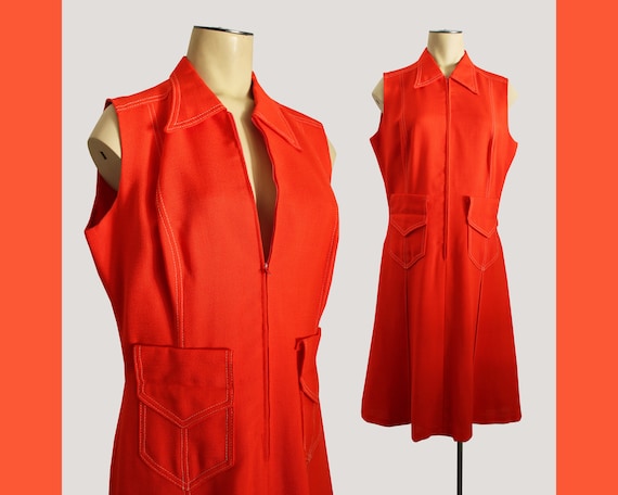 1970s "Elson" of Denmark Collared & Lined Zipper F