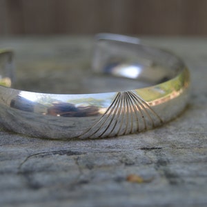 Vintage LEX Sterling Silver Cuff Bracelet
