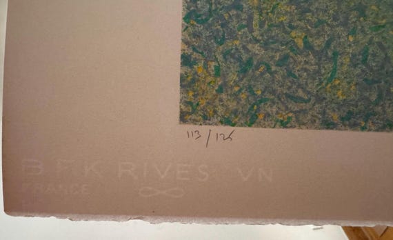 Andre Bourrie Lithograph Landscape Signed, Limited Edition - Etsy