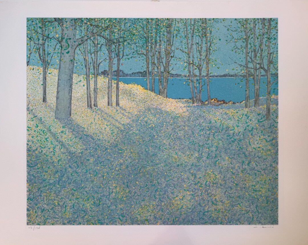 Andre Bourrie Lithograph Landscape Signed, Limited Edition - Etsy