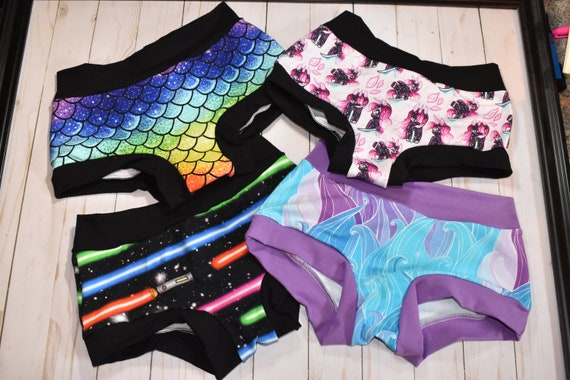 Custom Mommy and Me Underwear Set Matching Set, Undies, Scrundies, Panties  Ladies Panty, Toddler Underwear 