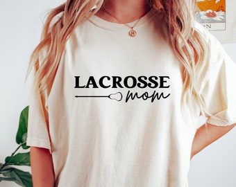 Lacrosse Mom Shirt, Spieltag Shirt Lacrosse, Lacrosse Geschenk, Lacrosse TShirt für Lacrosse Mama, Lacrosse T-Shirt, LAX Shirt, Lacrosse Shirt