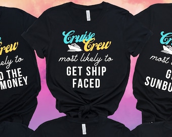 Most Likely to Matching Cruise Shirts Cruise Squad 2023 - Etsy