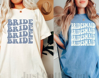 Custom Retro Bridal Party Shirt, Comfort Colors, Bachelorette Shirts, Bride Bridesmaids Shirt, Groovy Bachelorette Party Tee, Bachelorette