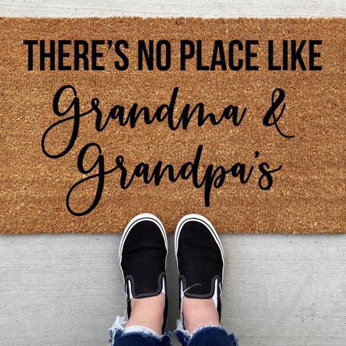 Gift for Grandparents Doormat Mat Personalized Etsy