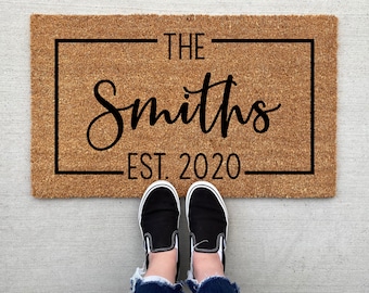 Personalized Welcome Doormat, home decor, custom doormat, welcome mat, housewarming, front door mat, welcome doormat, world's best