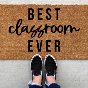 Best Classroom Ever doormat, personalized Doormat, porch decor, custom doormat, welcome mat, teacher gift, back to school, end of school