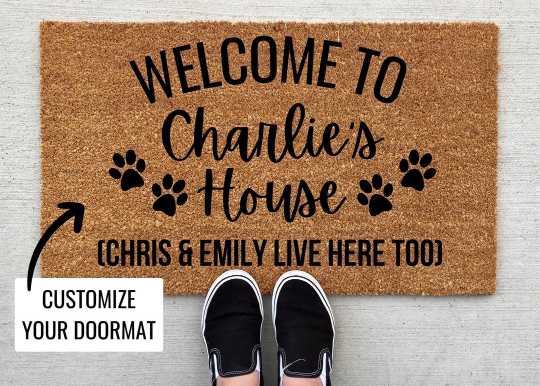 Custom Dog Doormat, Door Mat for Dogs, Custom Doormat Dog, Dog