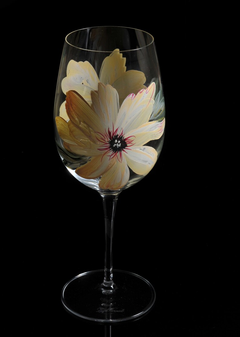 Hand Painted Wine Glasses