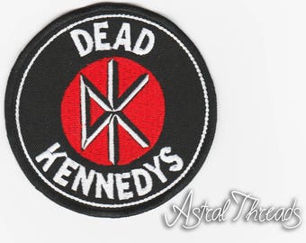 Dead Kennedys patch sew on diy textile printed patch DK punk rock hardcore punk 
