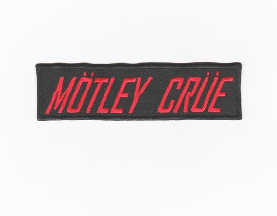 Motley Crue embroidered patch heavy metal sew on logo astral | Etsy