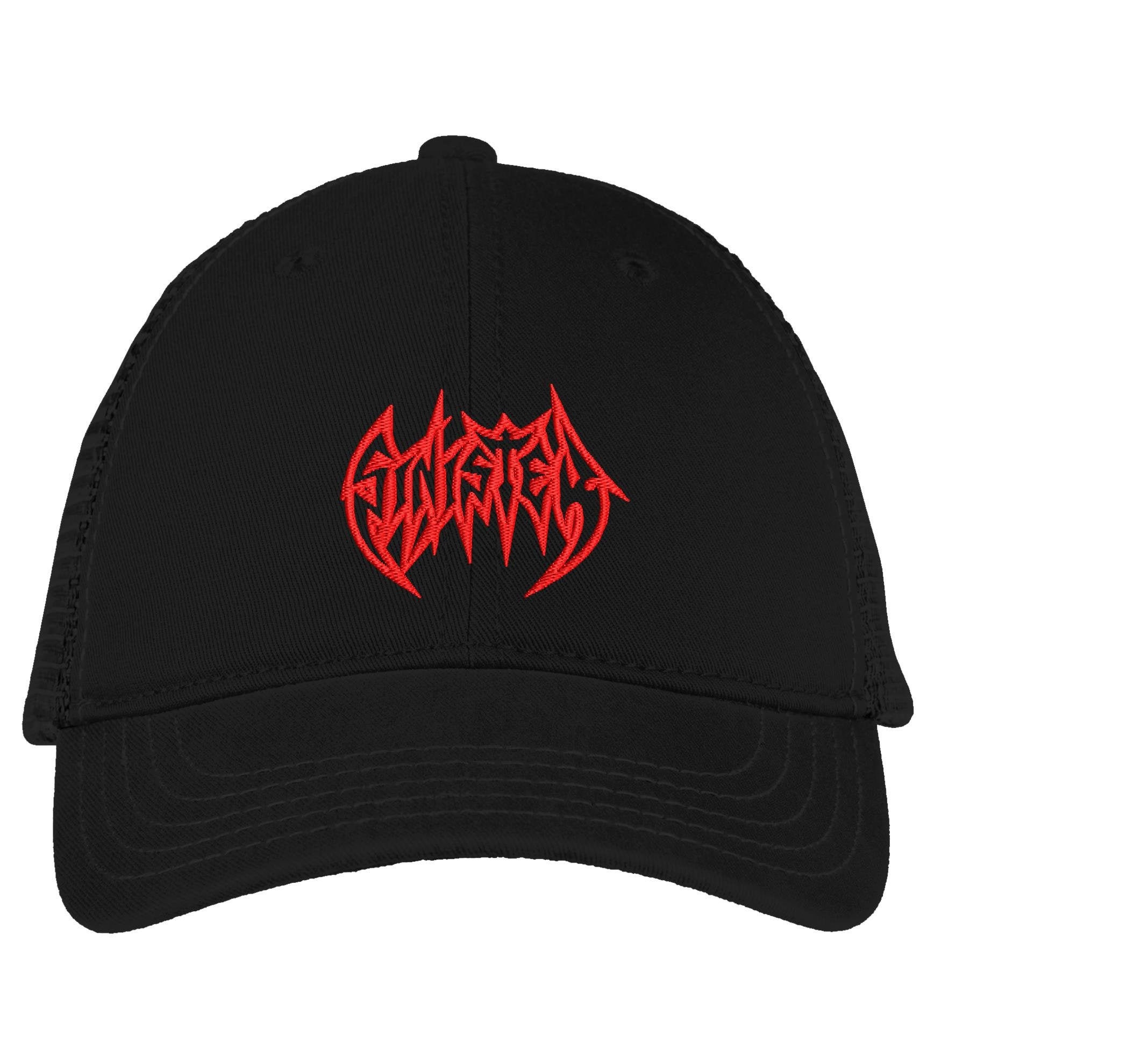 Sinister Black Cap Hook and Loop 